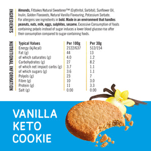 KETO COOKIES SOFT BAKES VANILLA